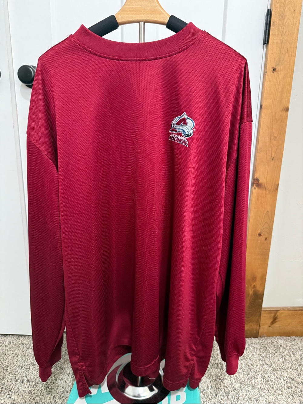 Lee Men's Maroon Long-Sleeve Pullover with Avalanche Logo